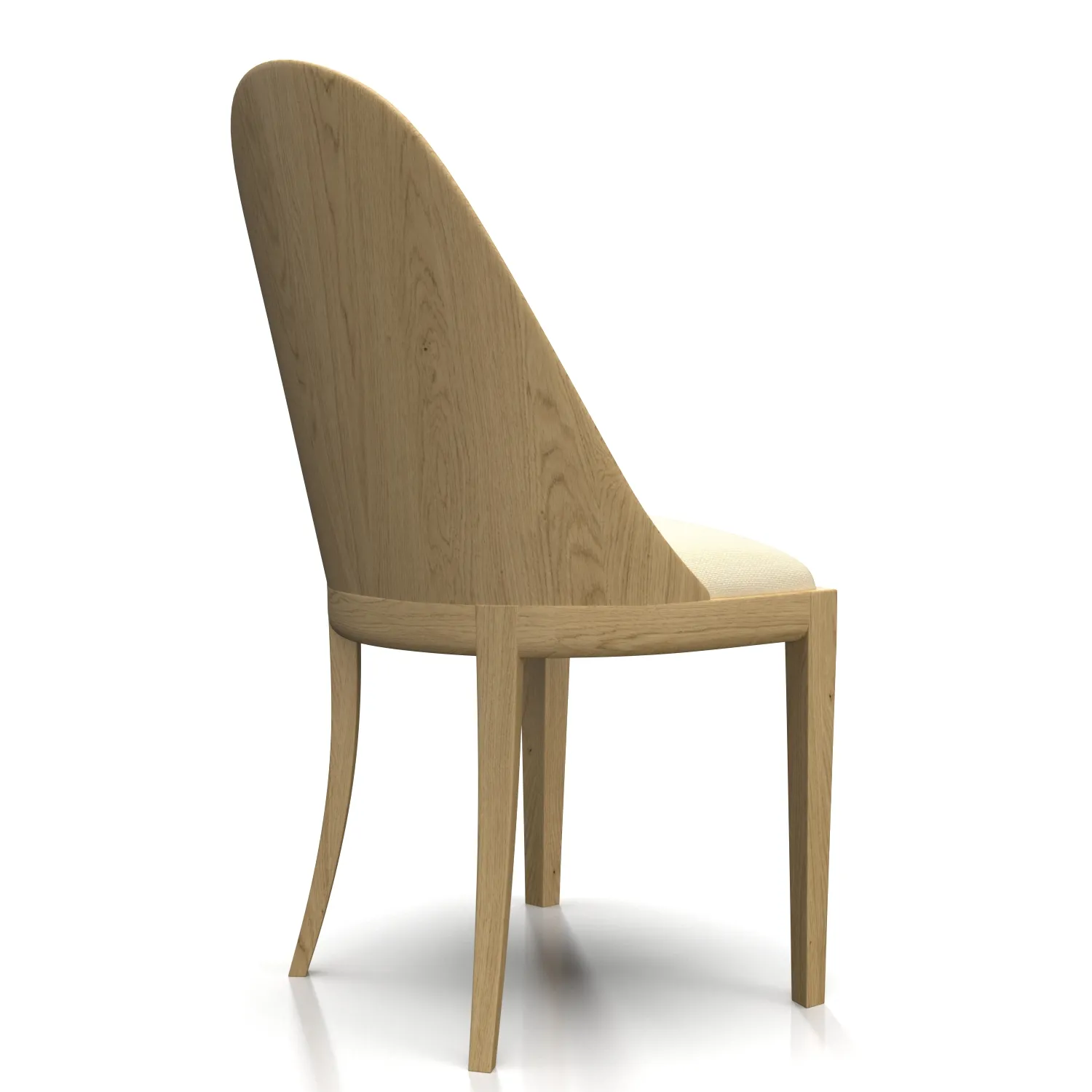 Theatre Chair And Oval Table 3D Model_06